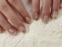 アイネイルズ 天神今泉店(I-nails)/【misato.n】シルバーガーリー