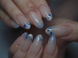 お揃いフラワーフレンチ