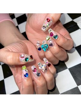 モレリア 心斎橋店(morelia)の写真/【個性&こだわり派artが◎】ハンド&フット両方合わせたdesignが人気☆持込みdesignも◎一味違ったネイルを