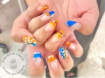 ネイルズガッシュ 蒲田西口店(NAILsGUSH)の写真/【圧倒的な技術力】JAN本部認定講師在籍の実力派!お爪に優しい一層残しのフィルイン導入」モチの 良さも◎