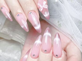 クイーンズネイルサロン(Queen's nail salon)/マグネットフレンチ