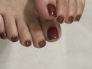 ラメラメなfoot nail