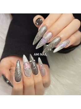アミネイル 中野(Ami Nail)/ワンホンガーリーネイル