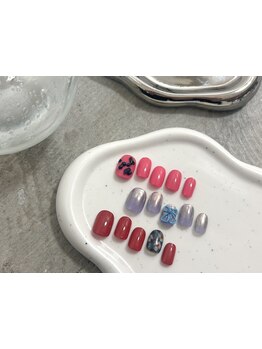 手描きアートが得意なサロン