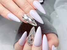 シーアンドビーネイル(C&B Nail)/ワンカラー/ストーン埋め尽くし