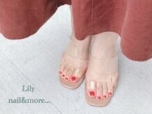リリー 上野毛(Lily)の雰囲気(大人気フットネイルもワンカラー7000円とお手頃価格です。)