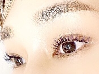 ミニョンアイラッシュデザインサロン 北花田店/フラットマットラッシュ カラー