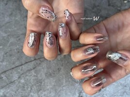 左右違う♪アシメネイル