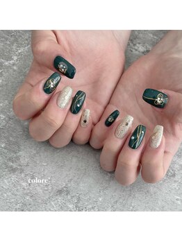 コロレ(colore')/グリーン×水引