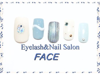 アイラッシュアンドネイルサロン フェイス(Eyelash&NailSalon FACE)/ハンド定額ネイル　￥7.500