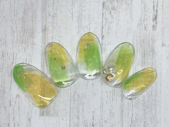 アルセア 上野御徒町店(Alcea)/クリアネイル 塗りかけネイル