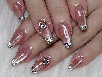 サロンド エルム(salon de elm)/ガラスフレンチネイル