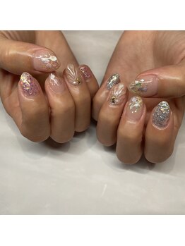 エーナイン イオンモール三川店/貝殻ネイル♪