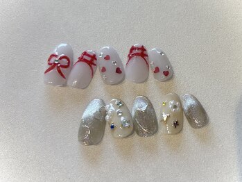 冬ネイル/ベイビーブーマー/水光