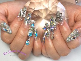 【ロングネイル】ゴテゴテネイル