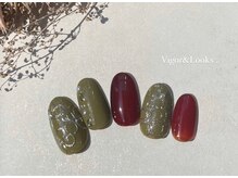 ヴィガー アンド ルックス 白金 目黒(Vigor&Looks)/ミラー　秋　くすみグリーン