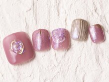 アイネイルズ 池袋店(I-nails)/ピンクオーロララメニュアンス