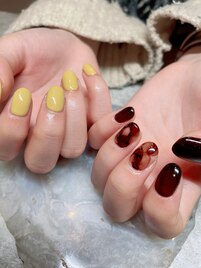 アシメワンカラー　インク