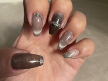 ネイルズ とんぷそん/グレーブラックマグネット♪