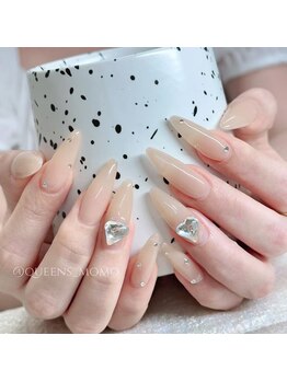 クイーンズビューティーサロン 歌舞伎町店(Queen's beauty salon)/長さだし ハート パラジェル