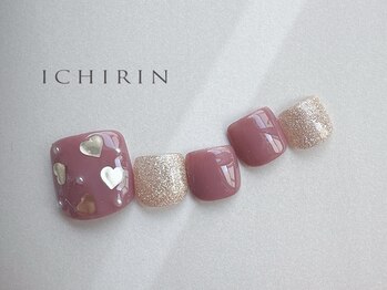 イチリンネイル 千葉店(ICHIRIN NAIL)/シンプルフットネイル