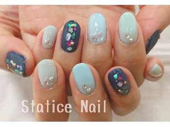 スターチス ネイル(Statice Nail)/フリーオーダーゴージャス