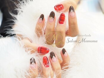 モモナ/チェックネイル