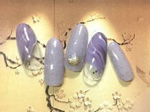 ビューティーネイルサロン クリアーズ(Clears)/パープル系カラー揃い