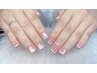 【ハンドorフット選べます♪】キャットアイフレンチ￥7,800