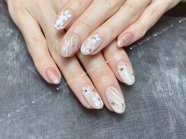 夏人気定款コースネイルデザイン