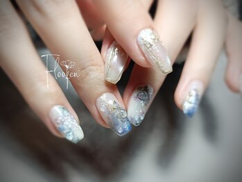 フローフェン(Floofen)/お任せ紫陽花ネイル