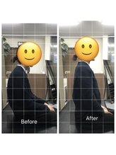 ナオル整体 センター南院(NAORU整体)/猫背姿勢のBefore After