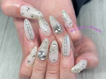 アン ジョーヌドラゴ/【ロングネイル】ホワイトネイル