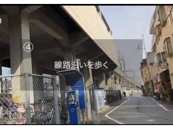 リポーズアンリボーン(Repose an' Reborn)/４．四ツ木駅からサロンの道順
