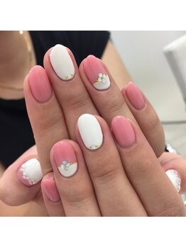 ネイルサロン クール(Nailsalon Coeur)/シンプルネイル、ブロッキング