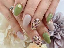 ディーネイル 天王寺(D-nail)/(松崎)アニマル柄nail