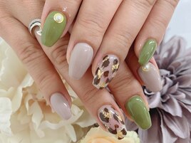 (松崎)アニマル柄nail