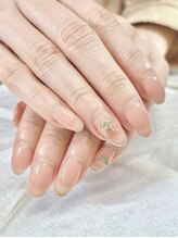 シンデレラジェル(シンデレラGEL)/ラメフレンチ　蝶々　パーツ