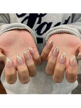 コロレ(colore')/ミラーグラデーションネイル