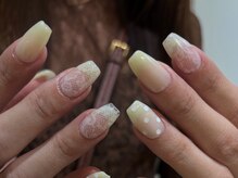 マリーネイルズ 表参道店(MARIE NAILS)/aoi指名art ¥8000 レース 