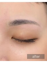 トータル アイ デザイン エイチ(h.)/アイブロウスタイリング.After