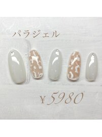 パラジェル今週限定ネイル5980円