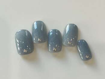 ネイルメゾン 天神店(NAIL MAISON)/ブルーターコイズデザイン¥5000