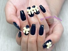 アン ジョーヌドラゴ/【自爪ネイル】リボンネイル