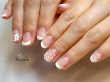 リワーズネイル 千歳船橋店(ReWARDs nail)/桜とフレンチ