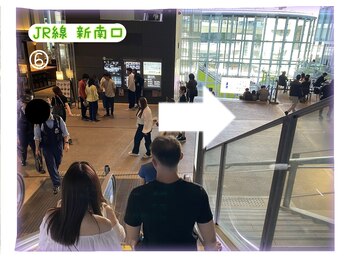 ヴィア 東京 渋谷店(Via)/サロンまでの行き方~JR新南口~