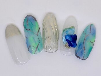 アン ジョーヌドラゴ/【自爪ネイル】天然石ネイル