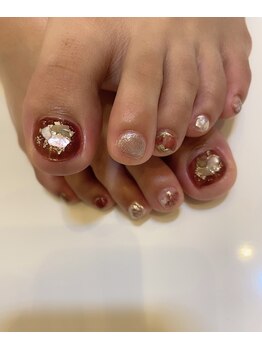 エミルアイラッシュ 東高円寺店(emile EYELASH)/footオーダーアートコース¥8900