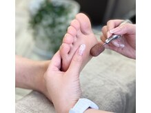 ナチュラルネイル(Natural Nail)の雰囲気（ドイツ式本格フットケアでツルツルの足裏に♪巻いた爪の補正も。）