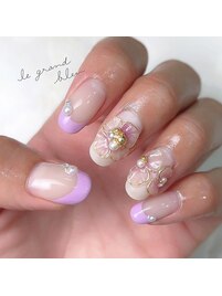 ガラス細工みたいな3D桜